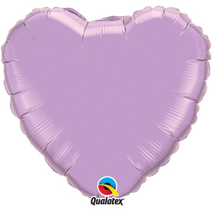 Lavender Heart Shaped Foil Balloon