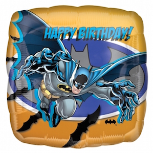 Batman Square Happy Birthday Balloon