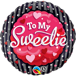To My Sweetie Foil Balloon
