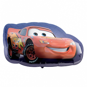  Lightning McQueen Shaped Foil Balloon