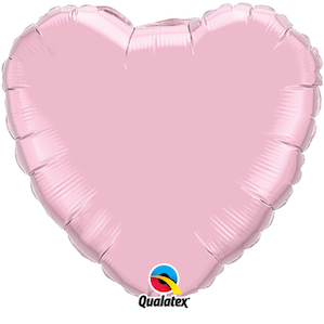 Pink Heart Shaped Foil Balloon