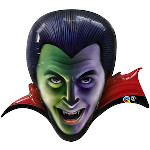 Count Dracula's Head Shape Large Foil Balloon
