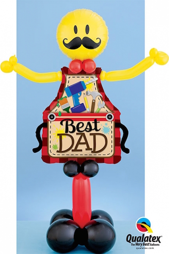 Handyman Shaped Best Dad Bouquet