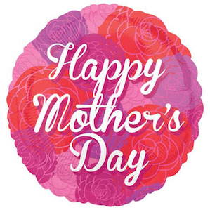 Round Happy Mother's Day Balloon