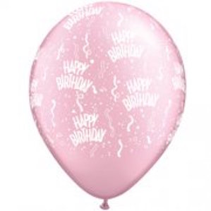 Happy Birthday Pink Balloon