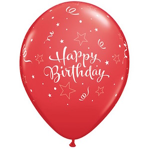 Happy Birthday Red Balloon