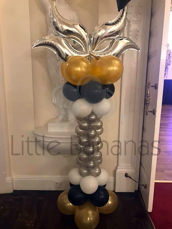 Masquerade balloon columns